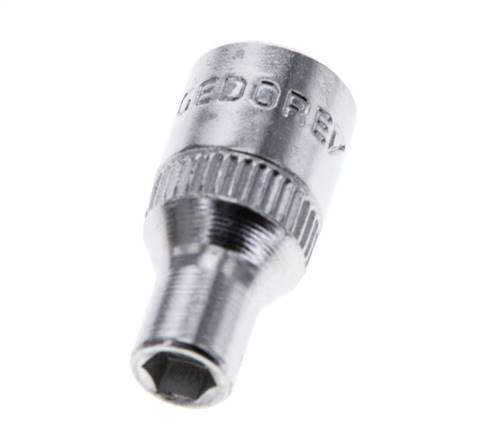inserto de vaso de 1/4" Gedore para tornillos hexagonales exteriores de 4,5 mm
