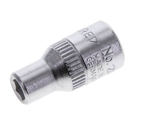 inserto de vaso de 1/4" Gedore para tornillos hexagonales exteriores de 5 mm