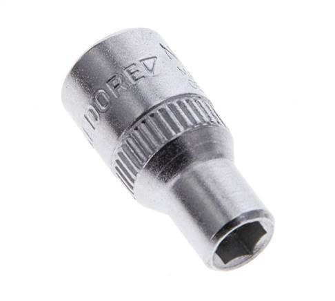inserto de vaso de 1/4" Gedore para tornillos hexagonales exteriores de 5 mm