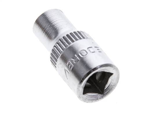 inserto de vaso Gedore de 1/4" para tornillos hexagonales exteriores de 5,5 mm