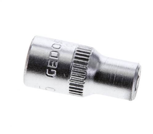 inserto de vaso Gedore de 1/4" para tornillos hexagonales exteriores de 5,5 mm