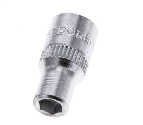 inserto de vaso Gedore de 1/4" para tornillos hexagonales exteriores de 5,5 mm