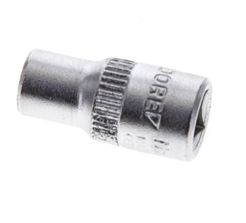 inserto de vaso de 1/4" Gedore para tornillos hexagonales exteriores de 6 mm