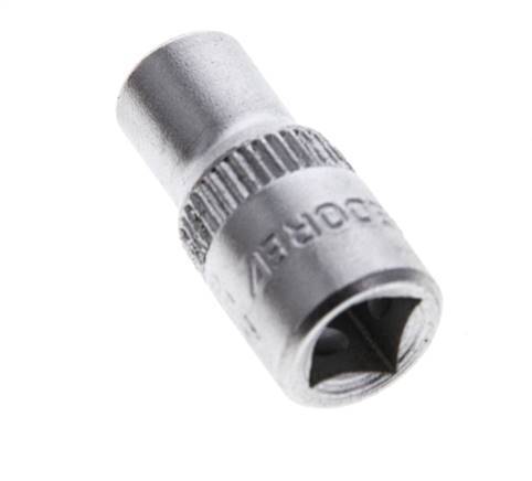 inserto de vaso de 1/4" Gedore para tornillos hexagonales exteriores de 6 mm