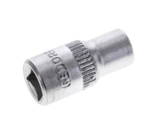 inserto de vaso de 1/4" Gedore para tornillos hexagonales exteriores de 6 mm