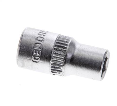 inserto de vaso de 1/4" Gedore para tornillos hexagonales exteriores de 6 mm