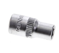 inserto de vaso de 1/4" Gedore para tornillos hexagonales exteriores de 6 mm