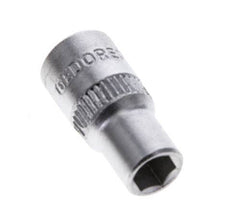 inserto de vaso de 1/4" Gedore para tornillos hexagonales exteriores de 6 mm