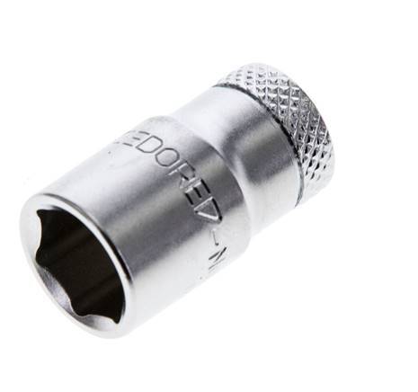 inserto de vaso de 1/4" Gedore para tornillos hexagonales exteriores de 10 mm