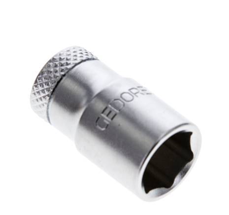 inserto de vaso de 1/4" Gedore para tornillos hexagonales exteriores de 10 mm