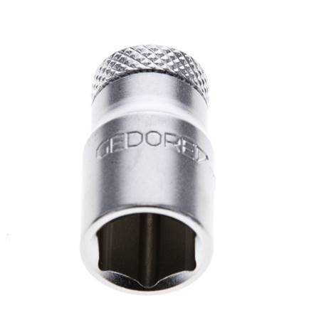 inserto de vaso de 1/4" Gedore para tornillos hexagonales exteriores de 10 mm
