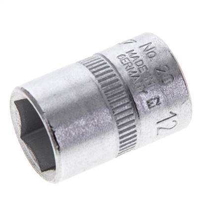 inserto de vaso de 1/4" Gedore para tornillos hexagonales exteriores de 12 mm