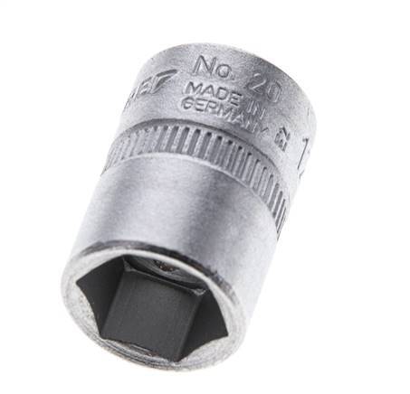 inserto de vaso de 1/4" Gedore para tornillos hexagonales exteriores de 12 mm
