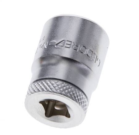 inserto de vaso de 1/4" Gedore para tornillos hexagonales exteriores de 13 mm