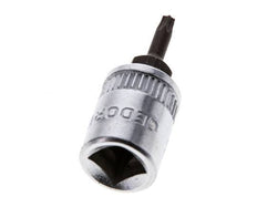 inserto de vaso de 1/4" Gedore para tornillos Torx internos TX8