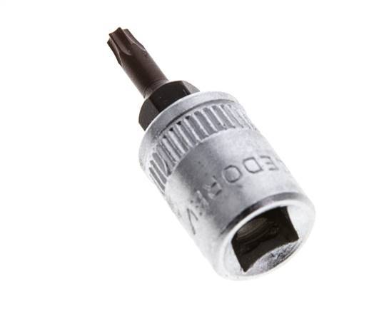 inserto de vaso de 1/4" Gedore para tornillos Torx internos TX10