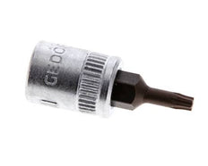 inserto de vaso de 1/4" Gedore para tornillos Torx internos TX10