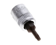 inserto de vaso de 1/4" Gedore para tornillos Torx internos TX10