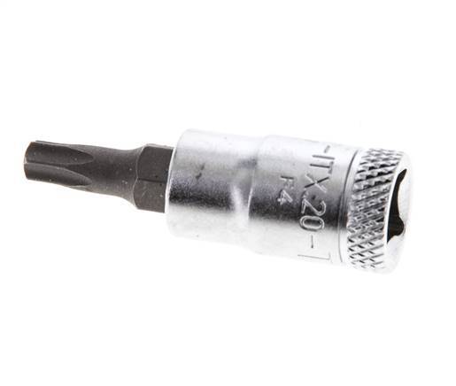 inserto de vaso de 1/4" Gedore para tornillos Torx internos TX25