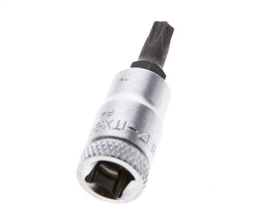 inserto de vaso de 1/4" Gedore para tornillos Torx internos TX25
