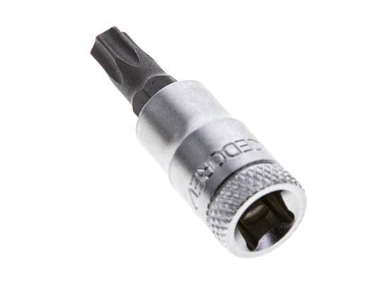 inserto de vaso de 1/4" Gedore para tornillos Torx internos TX30