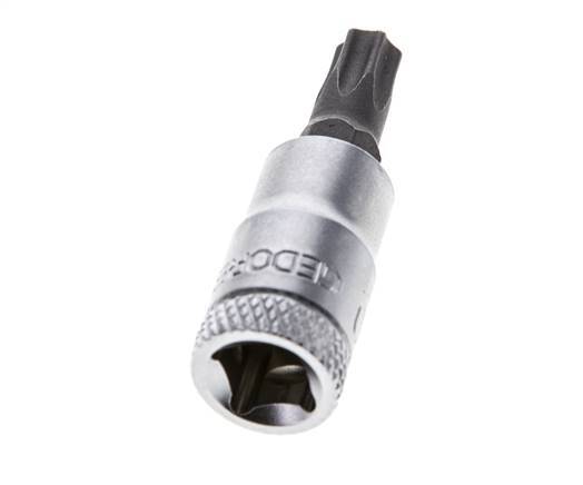 inserto de vaso de 1/4" Gedore para tornillos Torx internos TX30