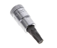 inserto de vaso de 1/4" Gedore para tornillos Torx internos TX30