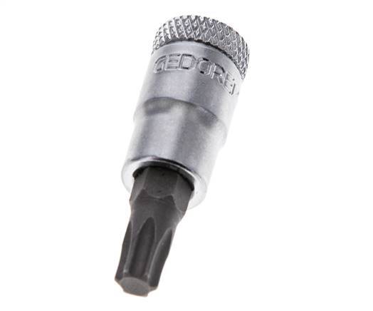 inserto de vaso de 1/4" Gedore para tornillos Torx internos TX30