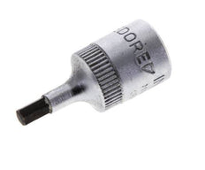 inserción de pasador largo de 1/4" Gedore de 28 mm para tornillos de cabeza hueca hexagonal de 3 mm