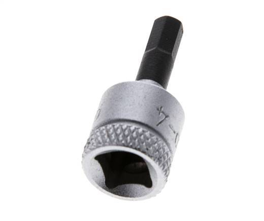 inserción de pasador largo de 1/4" Gedore de 28 mm para tornillos de cabeza hueca hexagonal de 4 mm