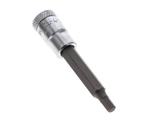 inserción de pasador largo de 1/4" Gedore de 60 mm para tornillos de cabeza hueca hexagonal de 4 mm