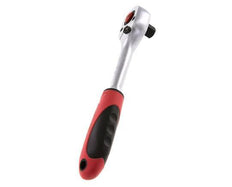 carraca roja Gedore de 1/2" con palanca de cambio y botón de bloqueo
