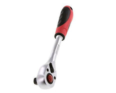 carraca roja Gedore de 1/2" con palanca de cambio y botón de bloqueo