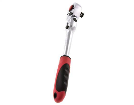 cabezal giratorio de 1/2" Gedore rojo de 180 grados y palanca de cambio