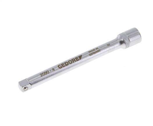 extensión de 1/4" (6,3 mm) Gedore 100 mm con bloqueo de bola