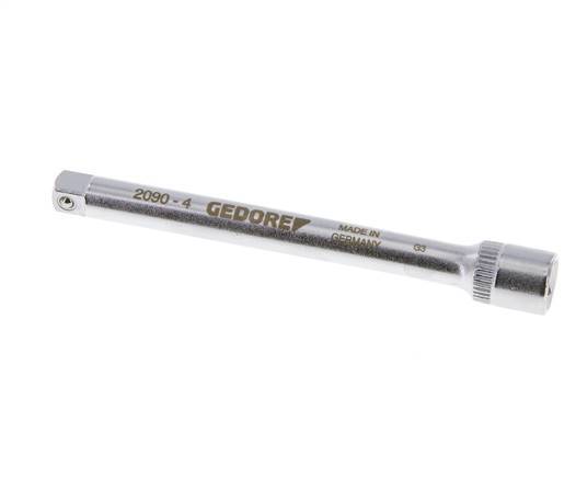 extensión de 1/4" (6,3 mm) Gedore 100 mm con bloqueo de bola