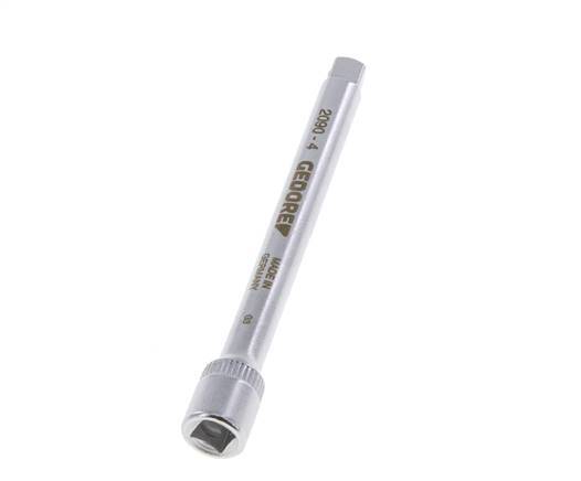 extensión de 1/4" (6,3 mm) Gedore 100 mm con bloqueo de bola