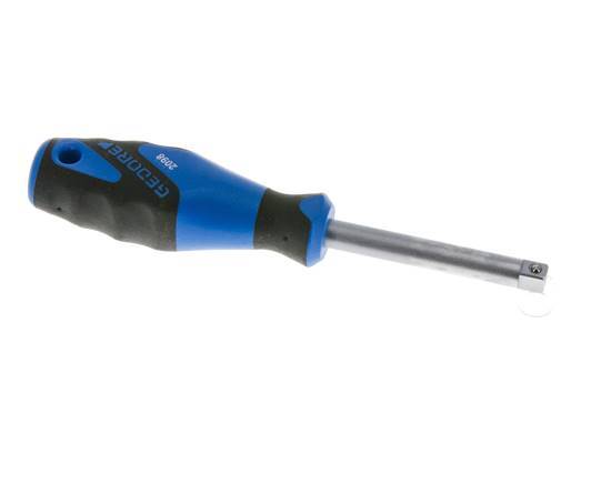 empuñadura cuadrada Gedore de 1/4" (6,3 mm) con bloqueo de bola
