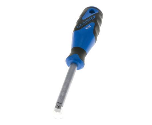 empuñadura cuadrada Gedore de 1/4" (6,3 mm) con bloqueo de bola