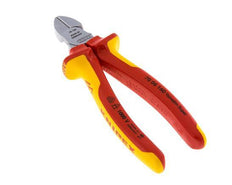 Alicates de corte diagonal Knipex 160 mm VDE probado hasta 1000V