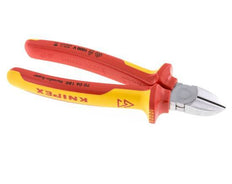 Alicates de corte diagonal Knipex 180 mm VDE probado hasta 1000V