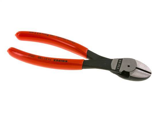Alicates de corte diagonal Knipex Power 180 mm Mangos recubiertos de plástico