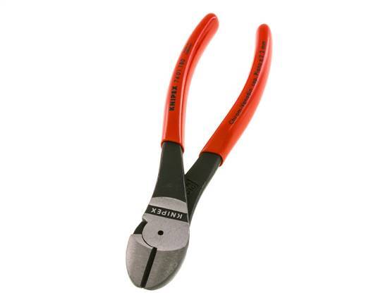 Alicates de corte diagonal Knipex Power 180 mm Mangos recubiertos de plástico