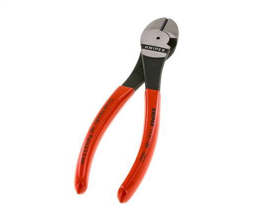 Alicates de corte diagonal Knipex Power 180 mm Mangos recubiertos de plástico