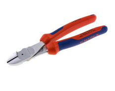 Alicates de corte diagonal Knipex 200 mm con mangos de 2 componentes