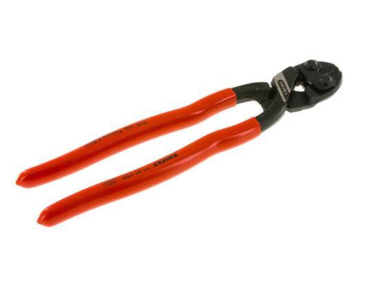 Alicates para cortar pernos Knipex 250 mm Mangos recubiertos de plástico