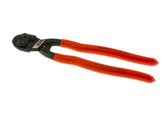 Alicates para cortar pernos Knipex 250 mm Mangos recubiertos de plástico