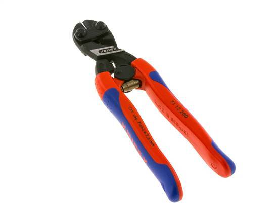Alicates para cortar pernos Knipex 200 mm Mango de 2 componentes