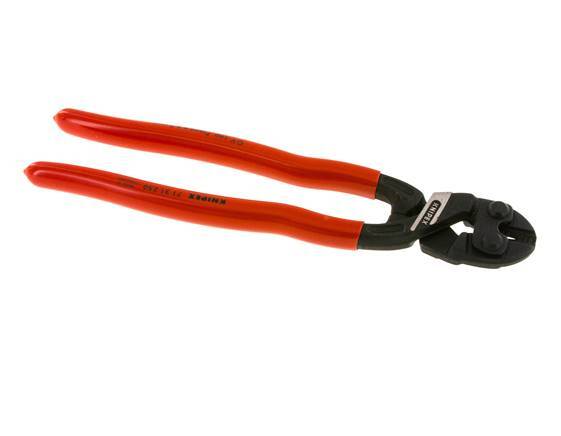 Alicates de corte de pernos Knipex 250 mm Mangos recubiertos de plástico con rebaje