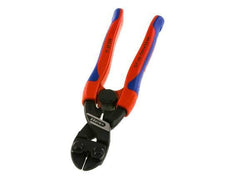 Alicates de corte de pernos Knipex 200 mm mangos de 2 componentes con receso